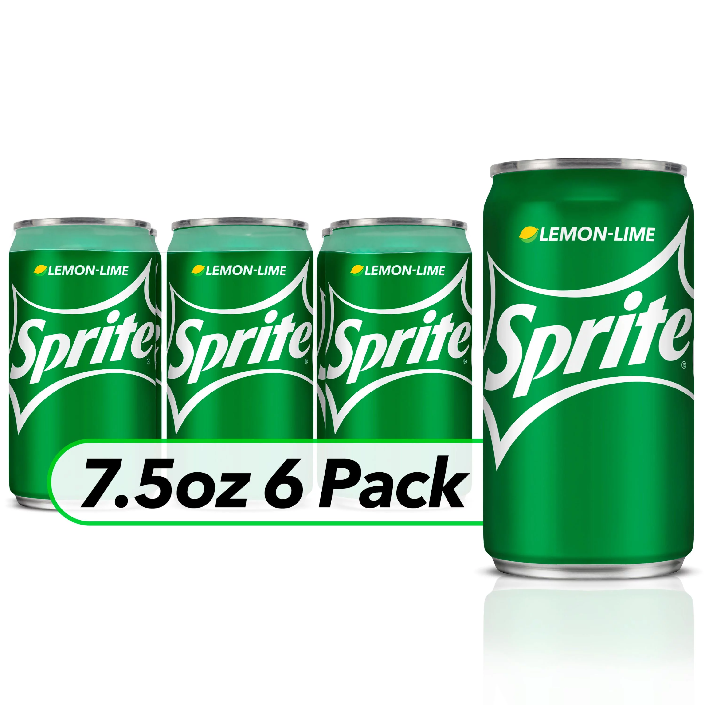 Sprite Lemon-Lime Soda 7.5oz Mini Cans, Quantity of 12