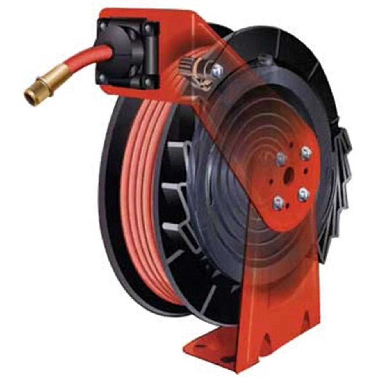 Pit Pal  Reeltrek Hybrid Wheel - Orange - 50 ft. hose