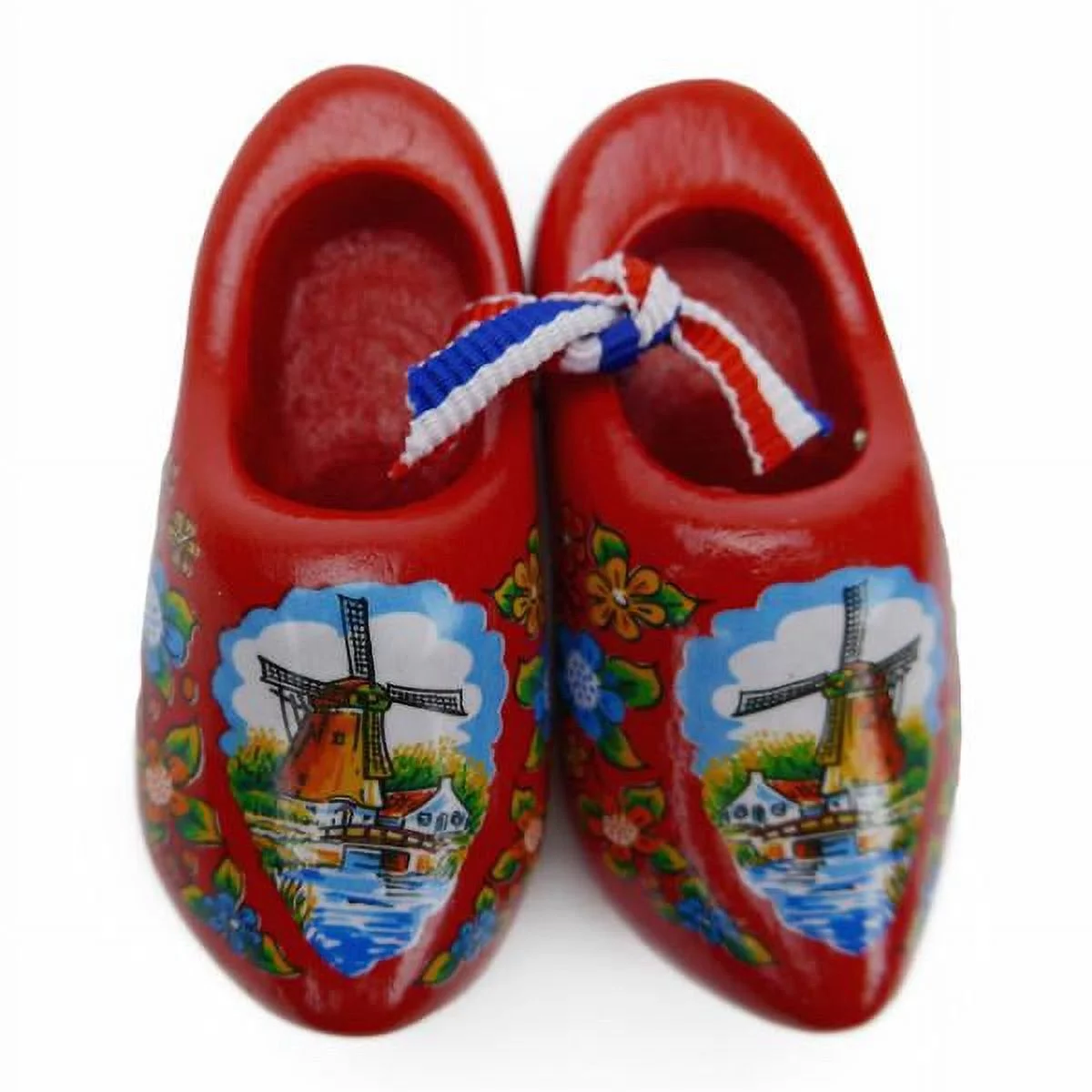Dutch Wooden Shoes Deluxe Red