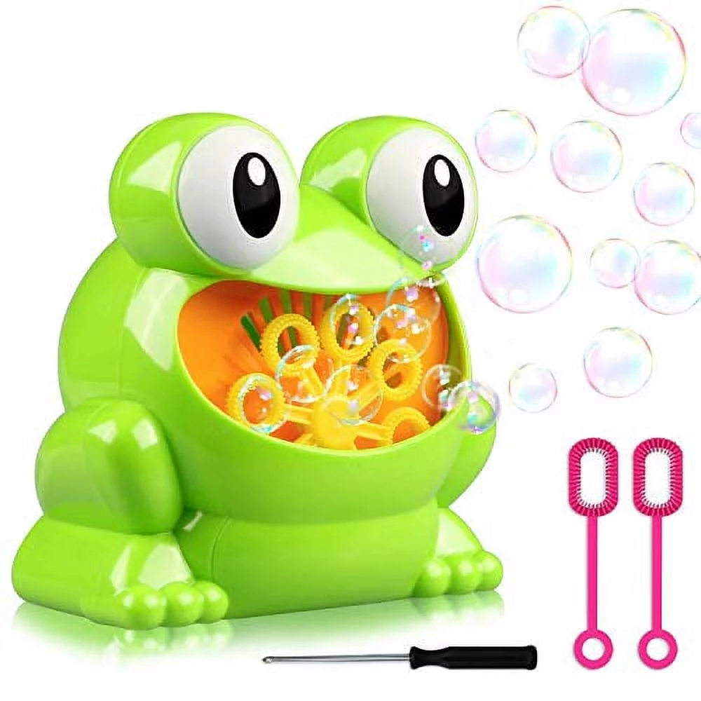 Bubble Machine,Boys Girls Toys Over 500 Bubbles Per Minute Durable Automatic Bubble Blower for Bath Parties Wedding Outdoor Indoor Lawn Games