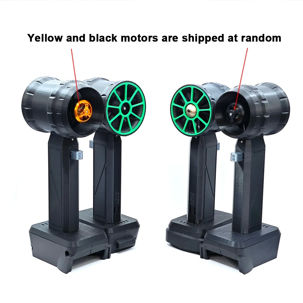 blower,With // 18v Batterie. Turbofan 50mm Motor Blower Tool Ducted Turbofan 50mm Motor Fan Compatible Batteries Optional Fan Car Handheld Car Blower