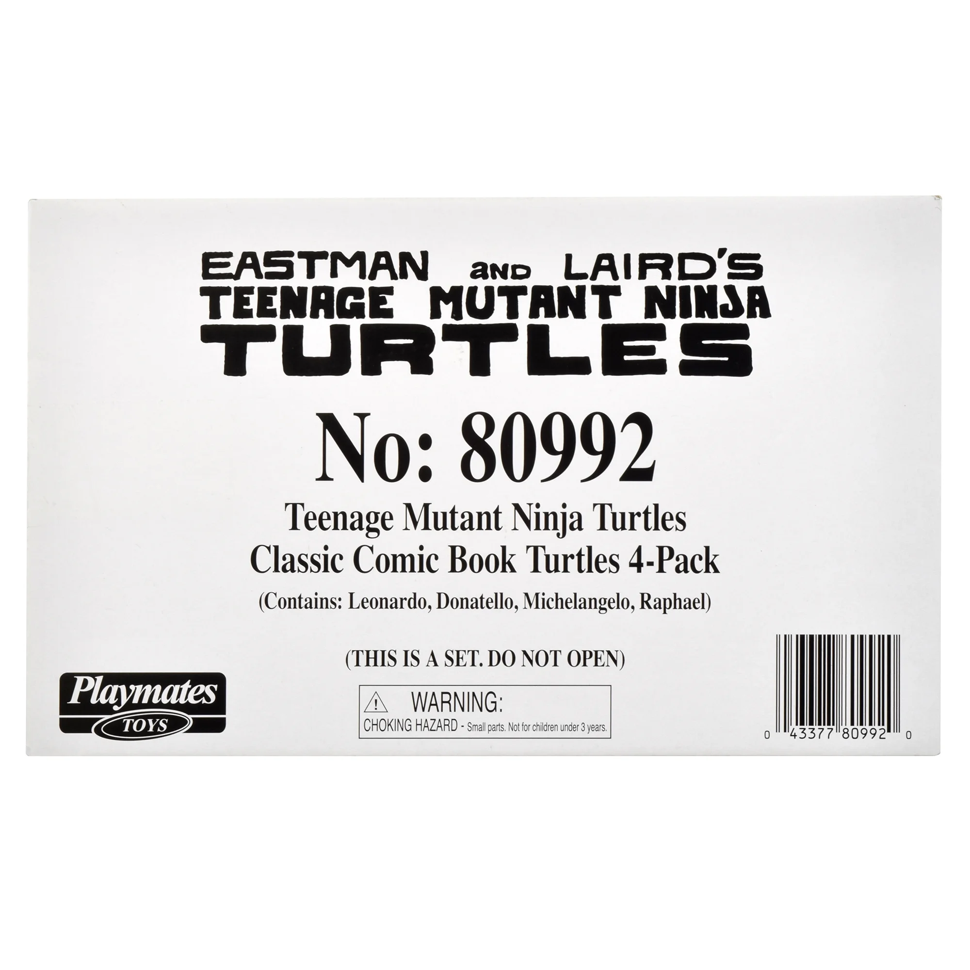 Teenage Mutant Ninja Turtles: 4” Comic Book Figure Bundle with Comic Book by Playmates Toys