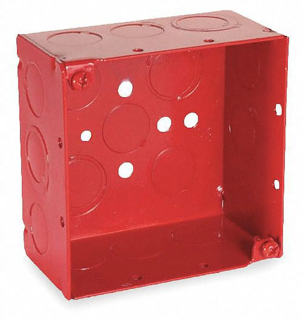 Raco Electrical Box,Square,30.3 cu in,Red 911-3