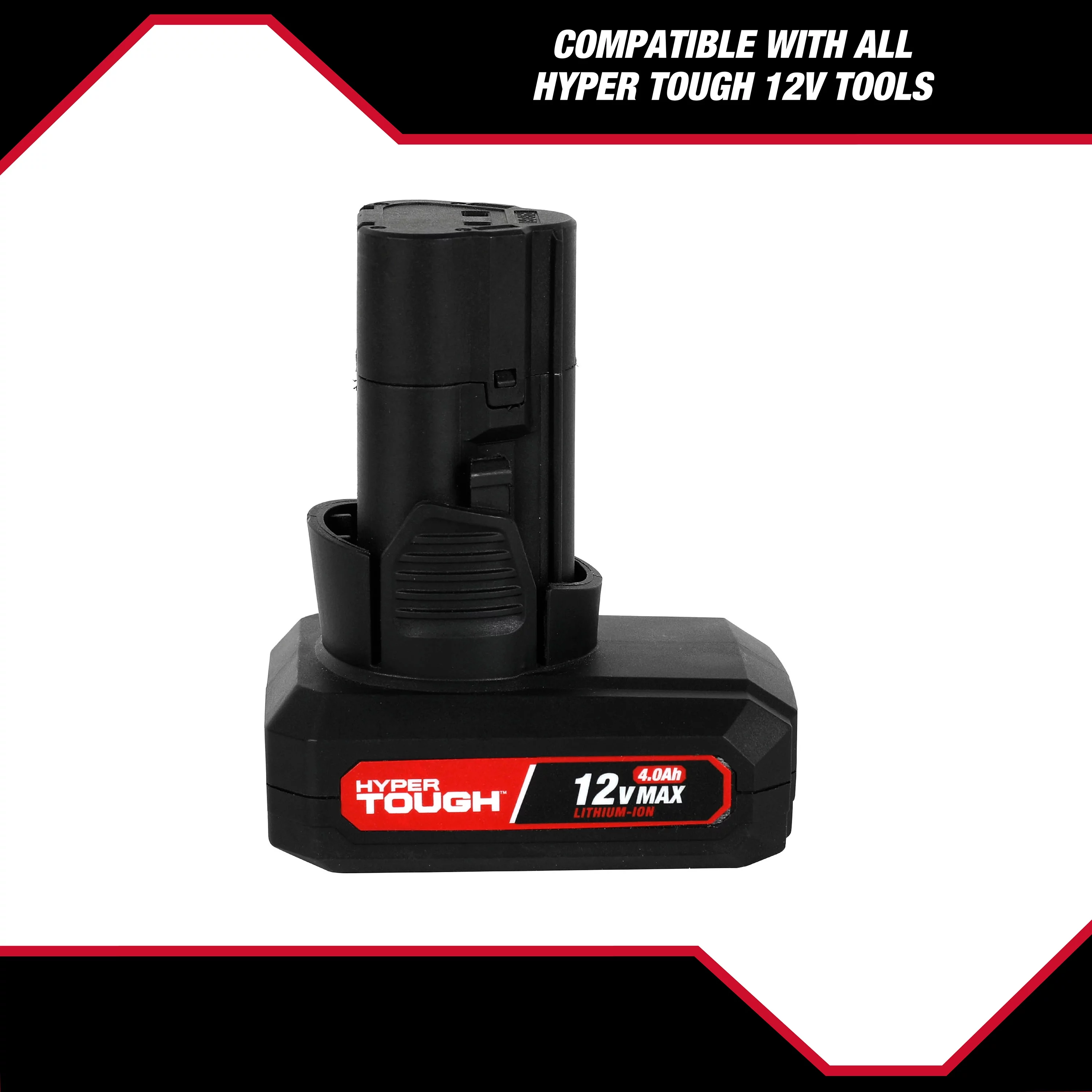 Hyper Tough 12V Max Lithium-Ion 4.0Ah Battery, Model 80104