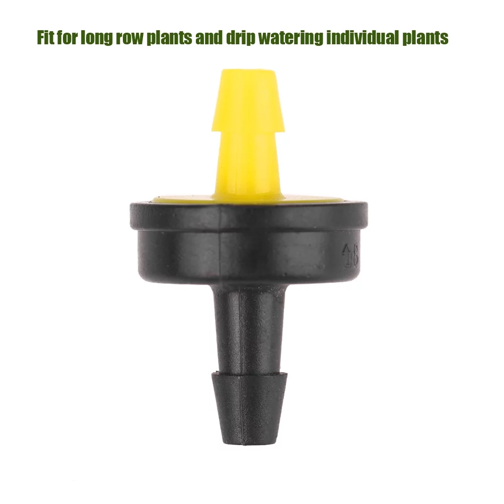 Nimomo 50Pcs Irrigation Dripper Adjustable Flow Pressure Compensating Irrigation Sprinklers Watering Dripper Emitter