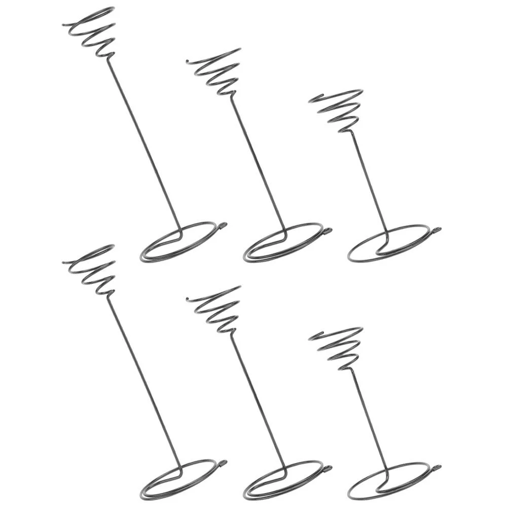 6pcs Stainless Steel Plant Racks Air Plant Holder Air Plant Display Stand Tabletop Planter