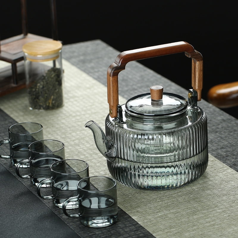 Lift Kettle Steaming Tea Kettle Electric Ceramic Stove Can Be Used For High Temperature Resistant Flower Teapot Household Kettle Thickened Lift Kettle