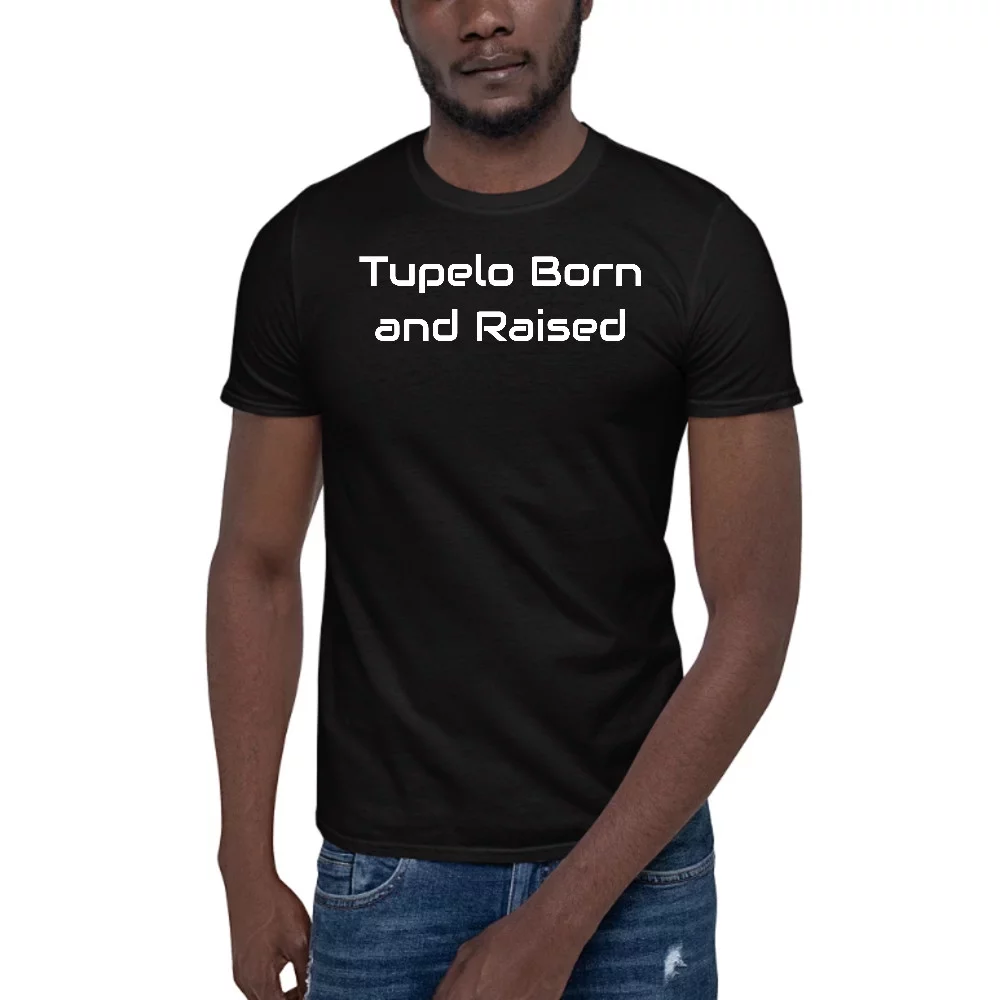 S Tupelo Born And Raised Short Sleeve Cotton T-Shirt By Undefined Gifts