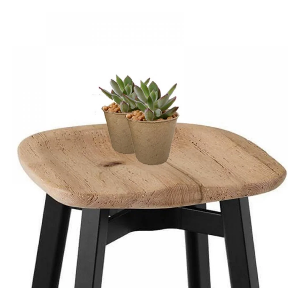 3'' Peat Pots,50 Pack Round Biodegradable Plant Starter Pots Seedling Trays