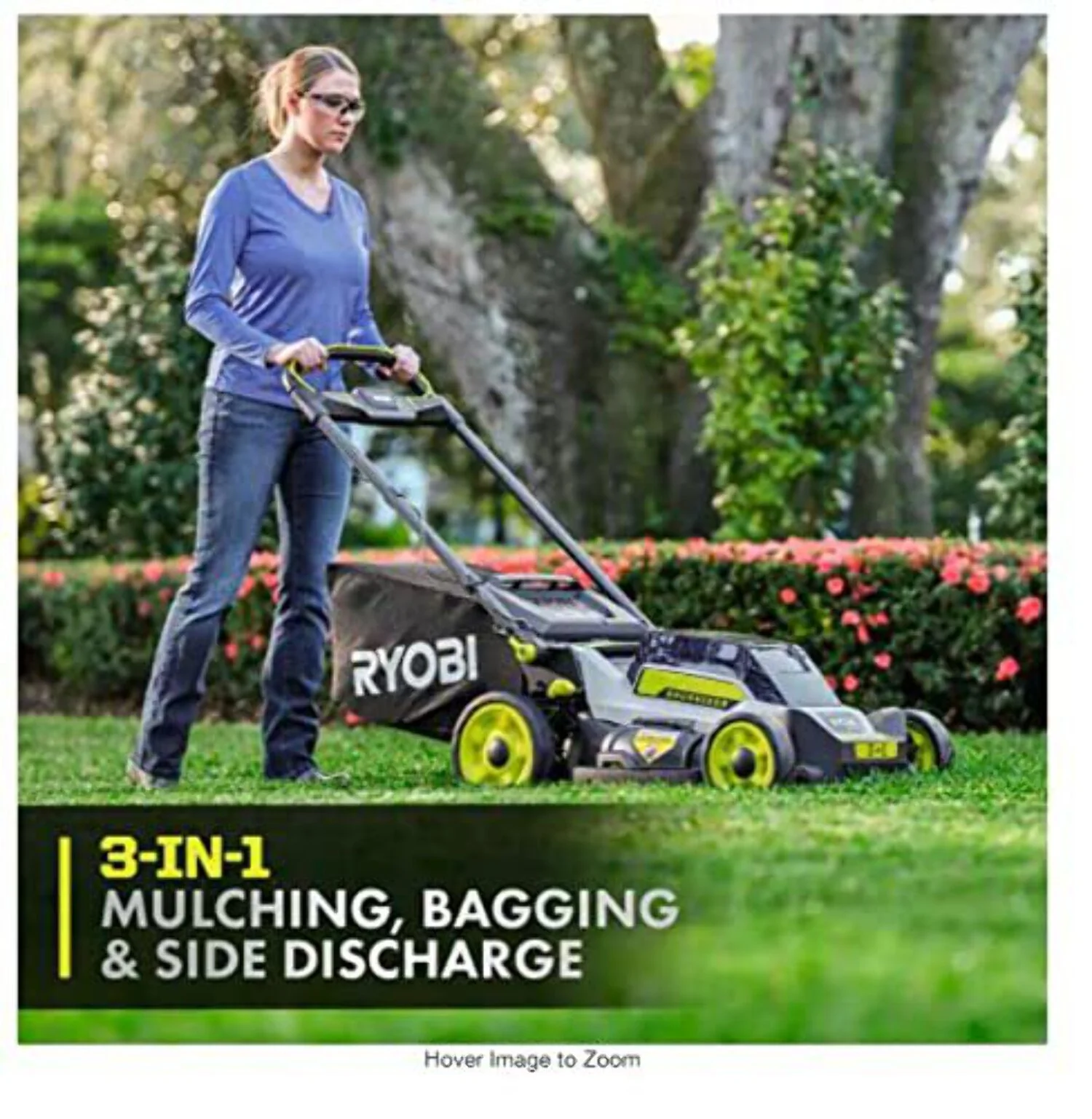 RYOBI 40V HP Brushless 20 Battery Push Mower