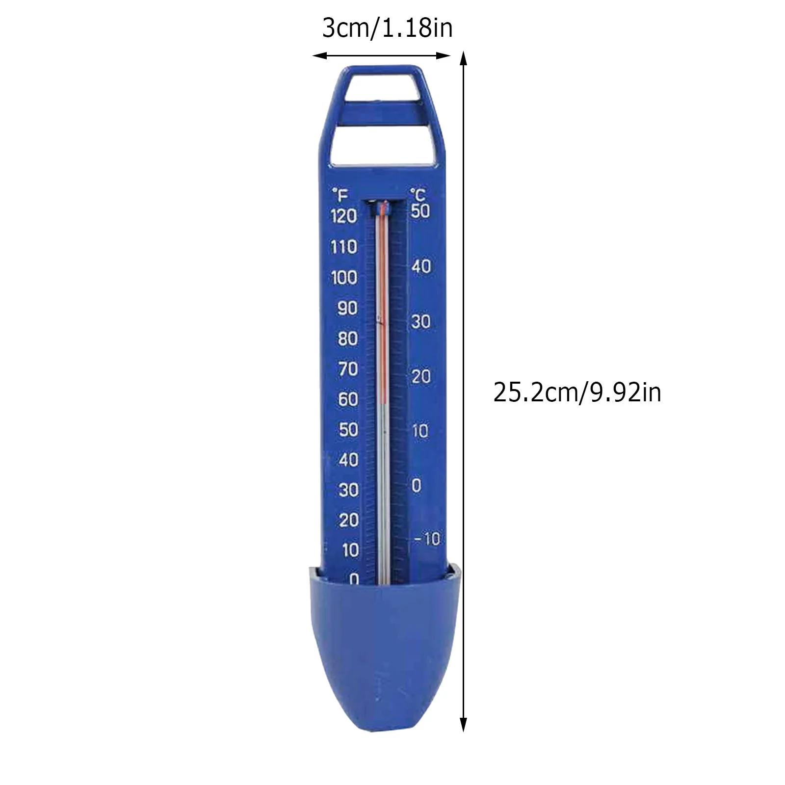 Bbyt Thermometer 1 Pcs Floating Pool Pool Supplies Pool with Tether Blue Measures Water Temperature Pools Spas Hot Tubs 15Ml The Design Is Simple And innovative, And Beautiful And Generous
