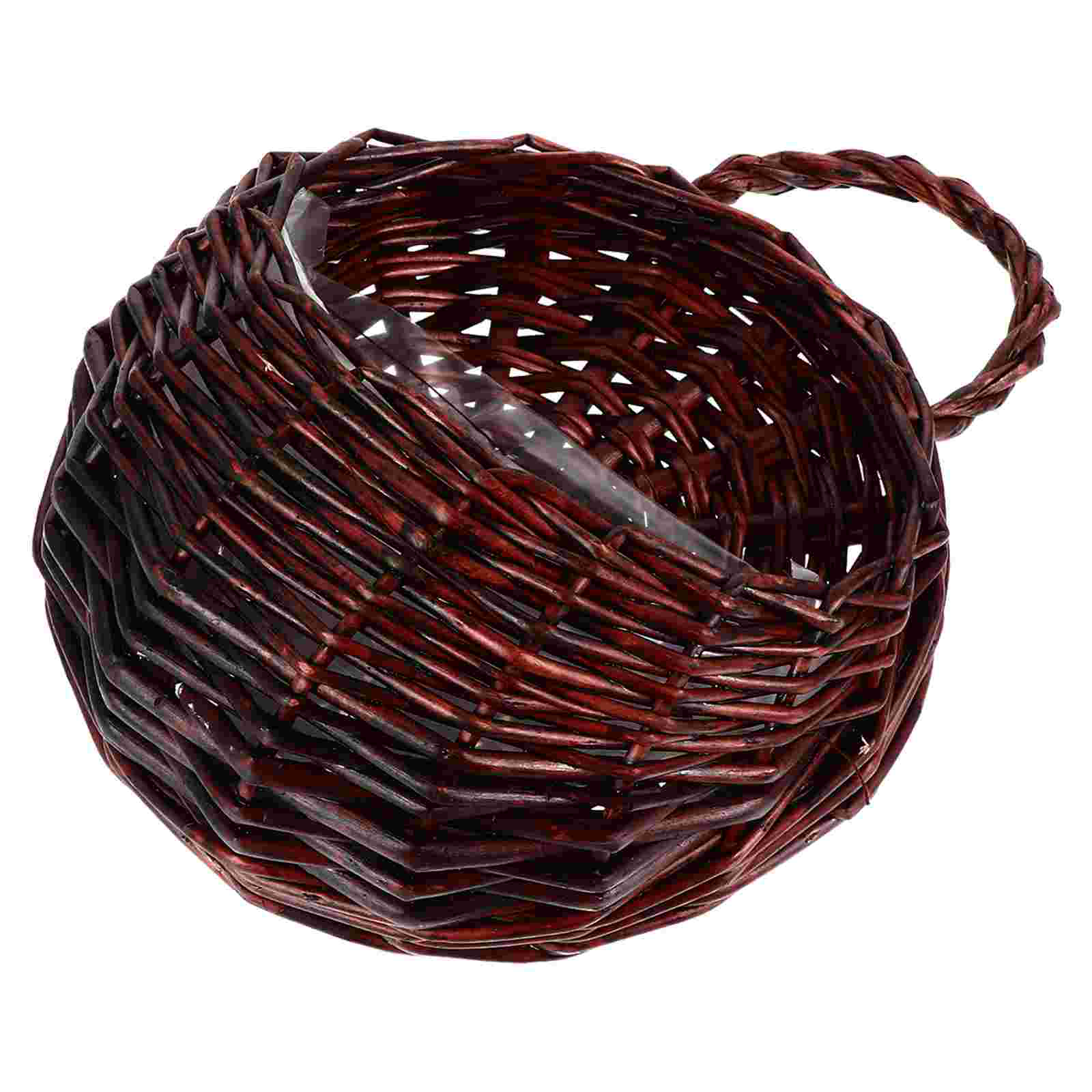 Beautiful Willow Woven Garden Flower Basket Holder Pots Plants Rattan to Weave Container Display Stand
