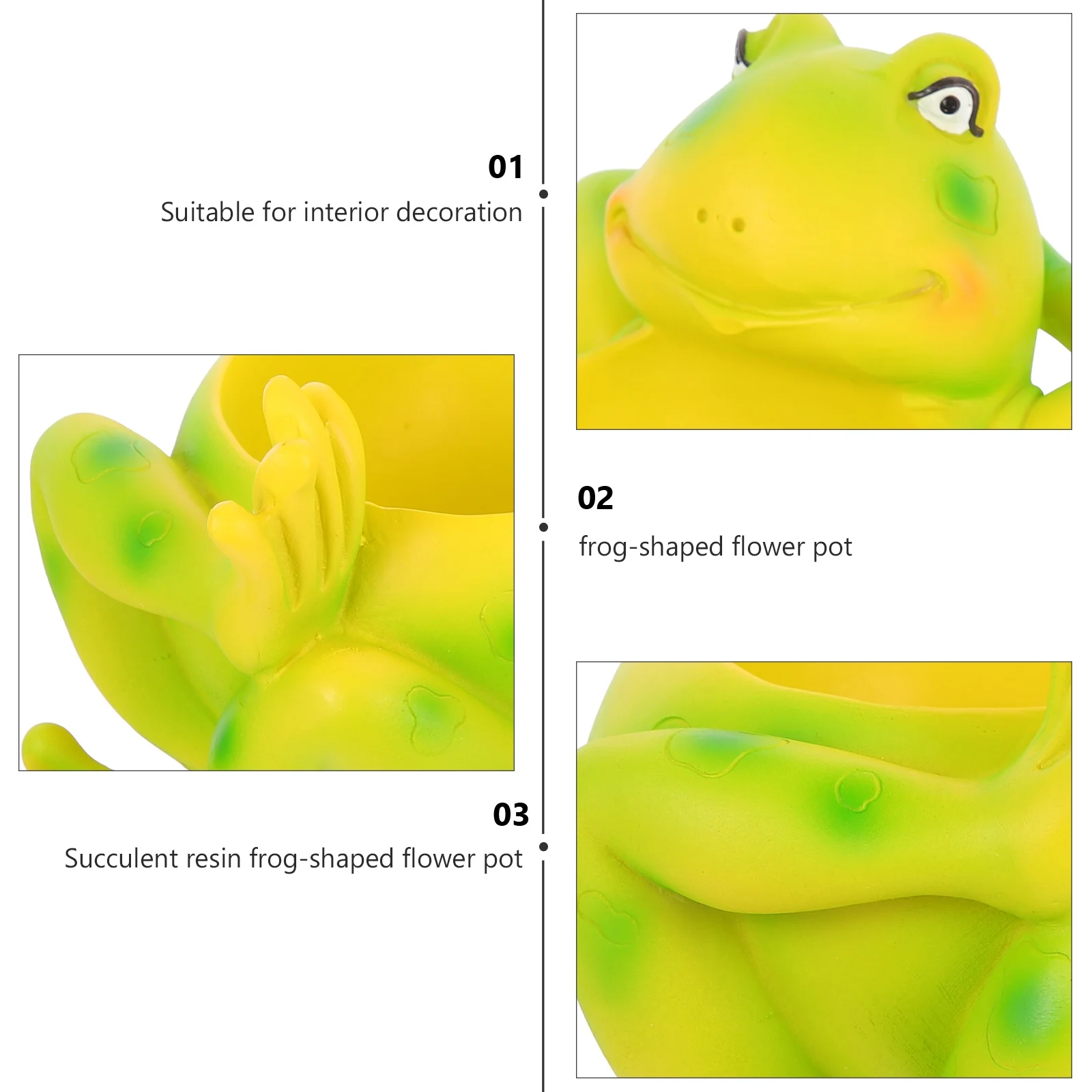 Succulent Flower Pot Green Decorations Mini Vase Pots for Plants Planter Animal Design Flowerpot Holder Outdoor