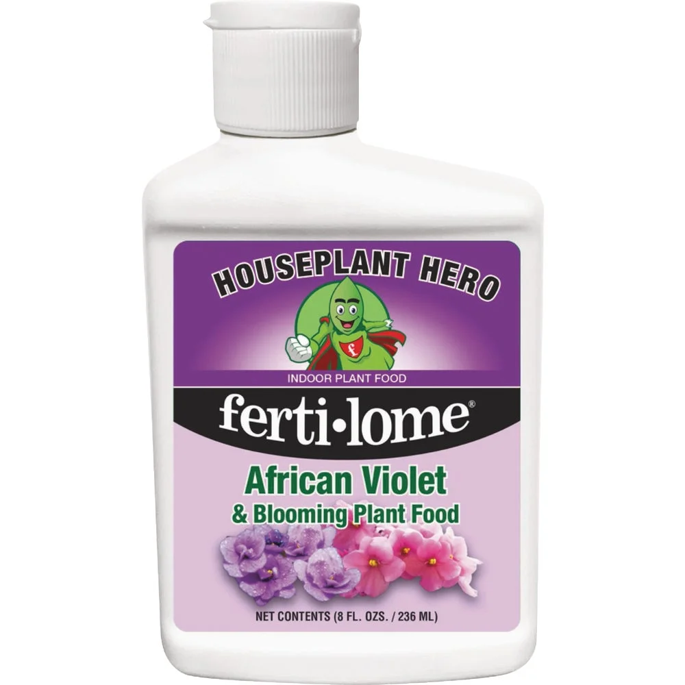 1PACK Ferti-lome Houseplant Hero 8 Oz. 8-10-8 Concentrated Liquid African Violet & Blooming Plant Food