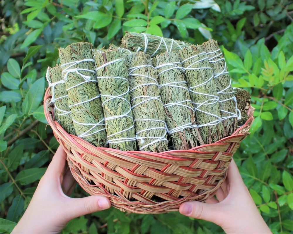 Cedar Sage Smudge Stick / Wand 3-4