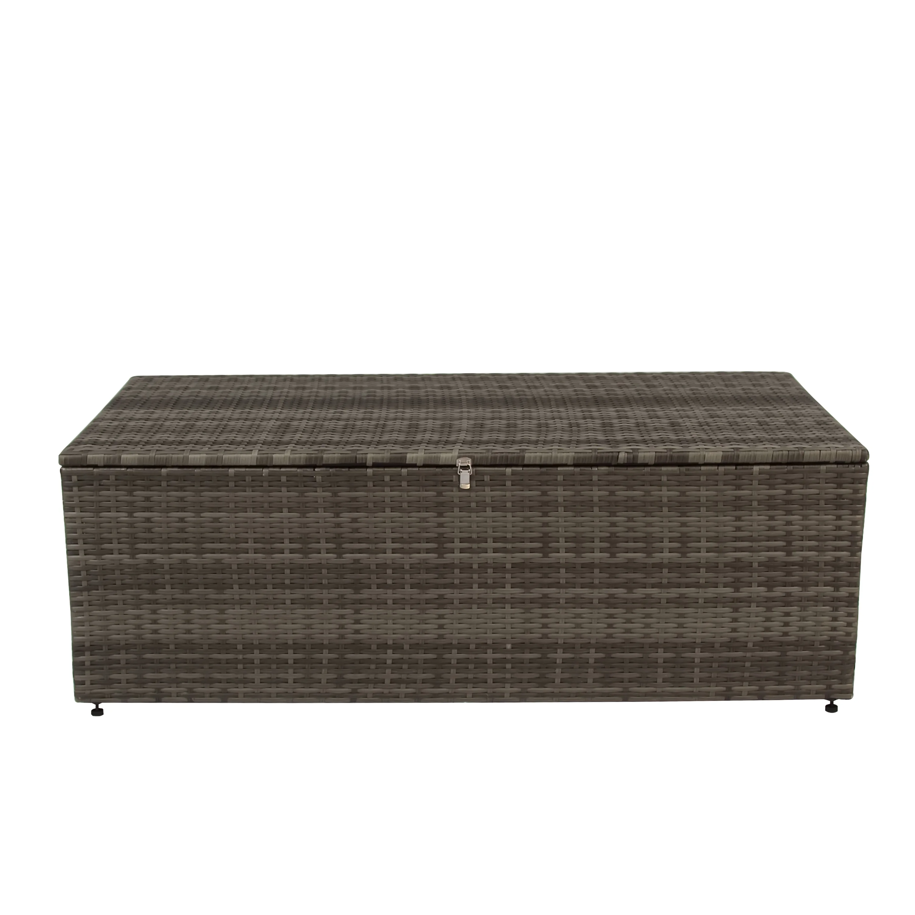 Incadozo 5PC All-Weather Wicker Patio Seating Set, Gray/Blue