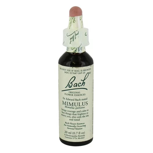 Bach Original Flower Essences For Naturally Occurring Nervous Tension, Mimulus, 20 Ml, 6 Pack