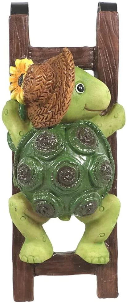Flower Pot - Hugger Figurine - Turtle Garden Decor - Get All The Fun Collections of Pot Pal Climbers - Hanging Planter Decorations - Patio Decor - Yard Decor