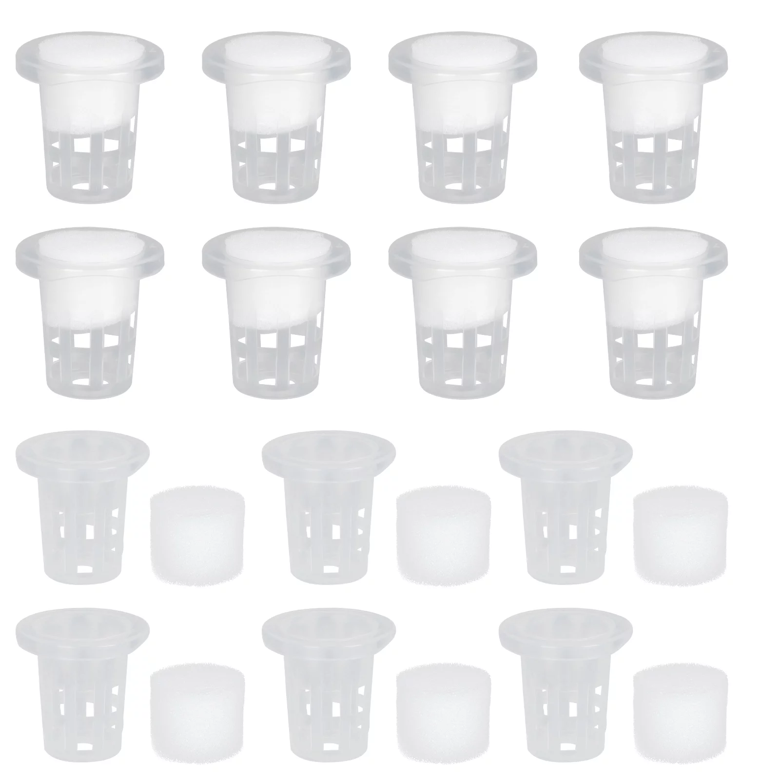 Hydroponic Planting Basket Nursery Baskets Plants 100 Pcs Pp Cotton Hydraulic Nail Pot Hidroponia Cultivation