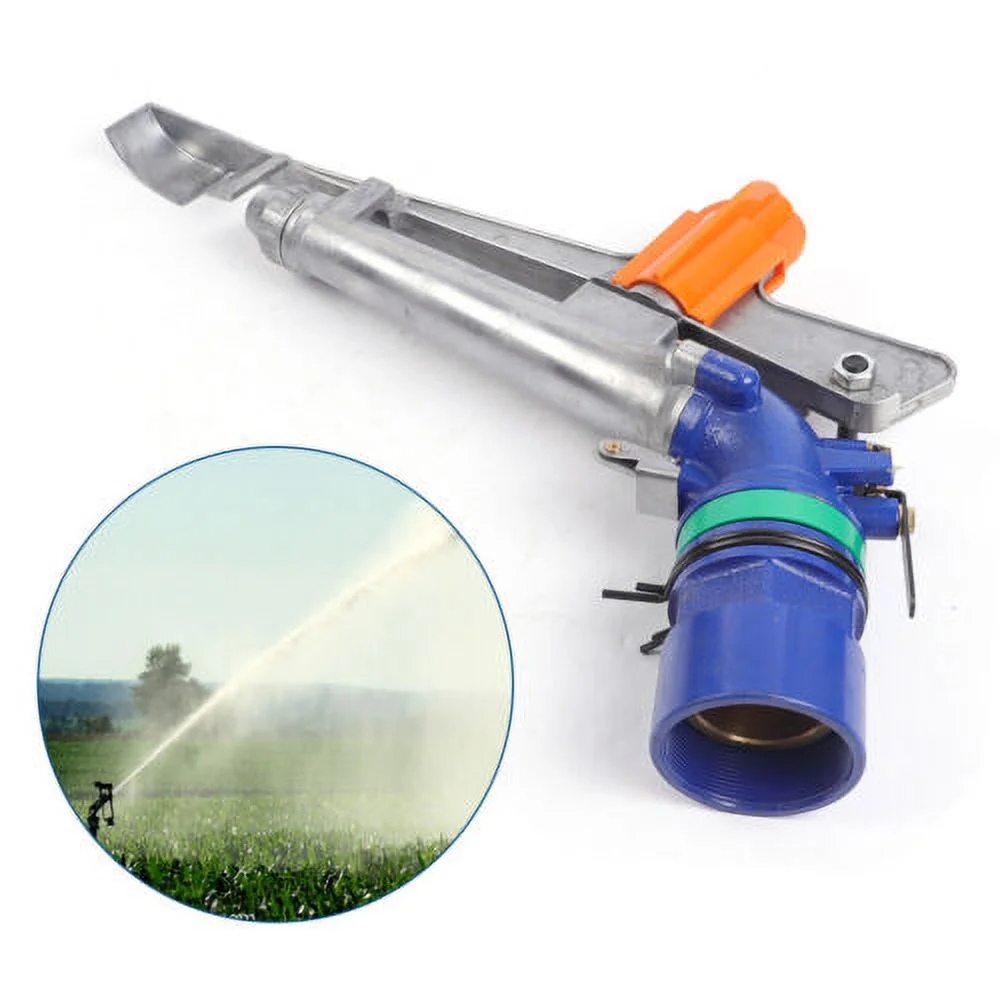 1.5 in Irrigation Sprinkler Large Impact Area Water Spray Gun 360° Adjustable