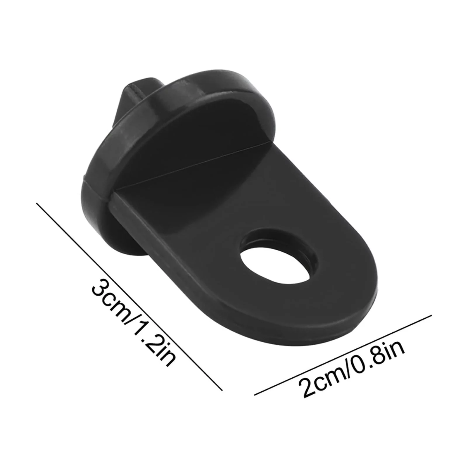 Plant Hanger 10 PCS Plastic Greenhouse Hook Plant Flower Hanger (Black)