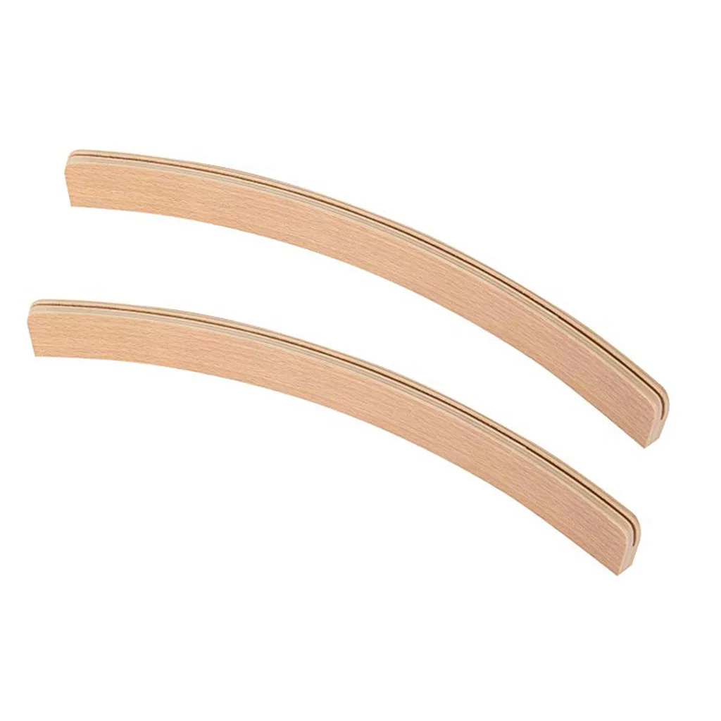 LLQkigsxse Yard Candy Canes Lights Curved Wooden Playing Card Holder 14 Inch Wooden Playing Card Holders, Set of 2 Gift Set