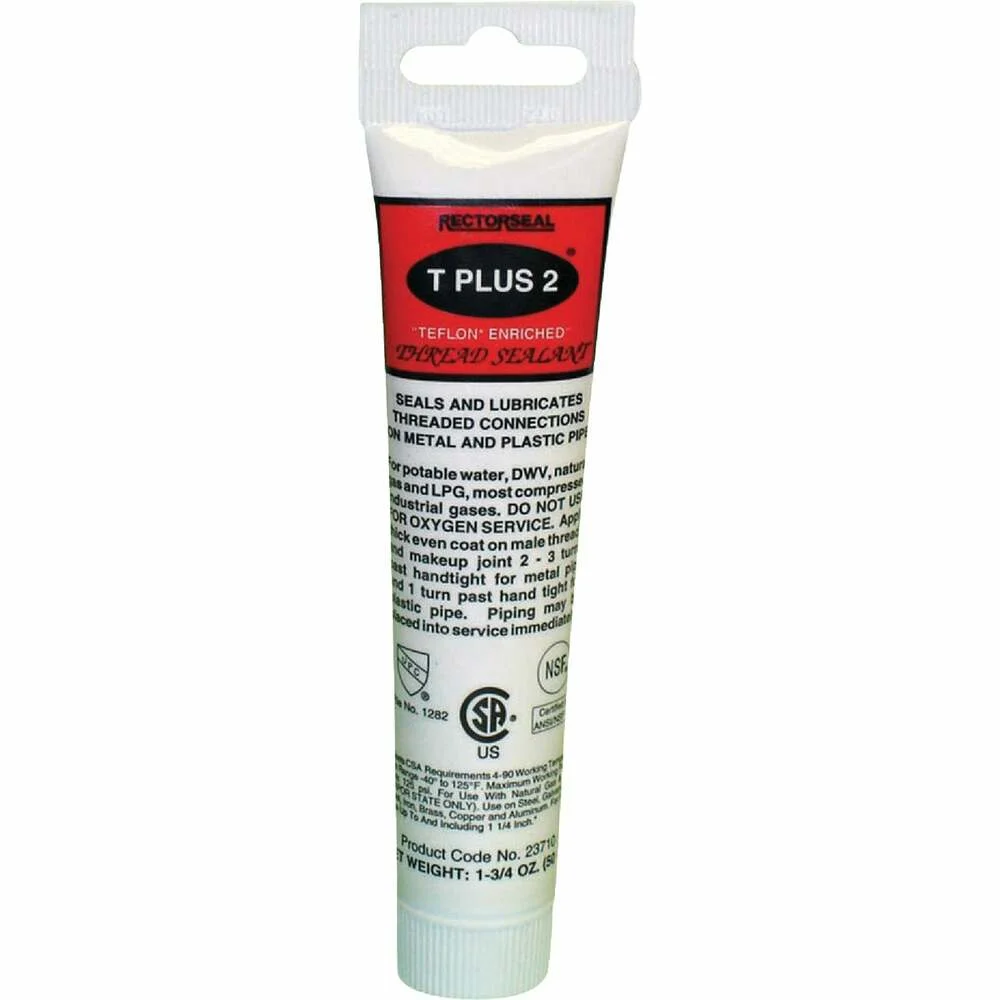 Rectorseal T Plus 1-3-4 Fl. Oz. White Pipe Thread Sealant with PTFE 23710 23710 464279