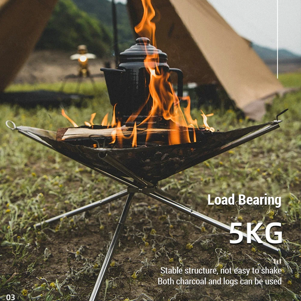 Fire Pit,Campfire Bbq Picnic Carry Outdoors Heat-resistant Outdoors Heat-resistant Campfire Heat-resistant Campfire Bbq With Carry Outdoors Stainless Steel Fire Pit Mesh With Carry Twirltide