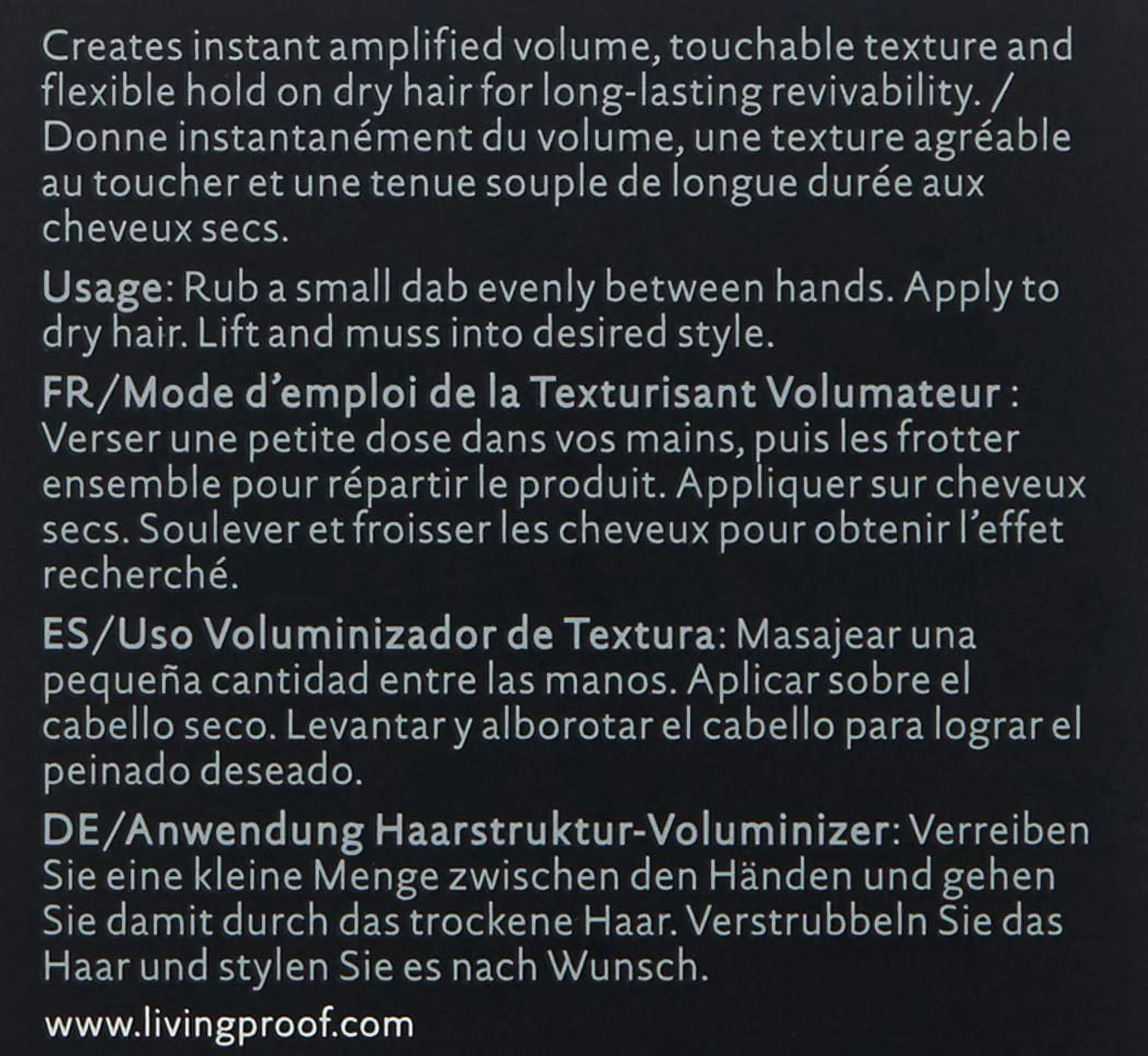 Living Proof Amp2 Instant Texture Volumizer 2 ct 2 oz