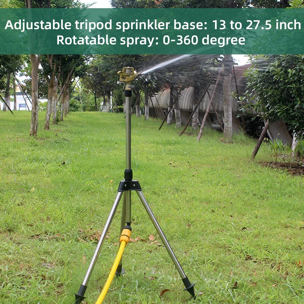 Sprinkler,Sprinkler Lawn Area 1/2'' Duty Zinc Alloy On Heavy Duty Universal With Head Water Sprinkler Sprinklers Qisuo Sprinkler Lawn 0- Rotate Dsfen