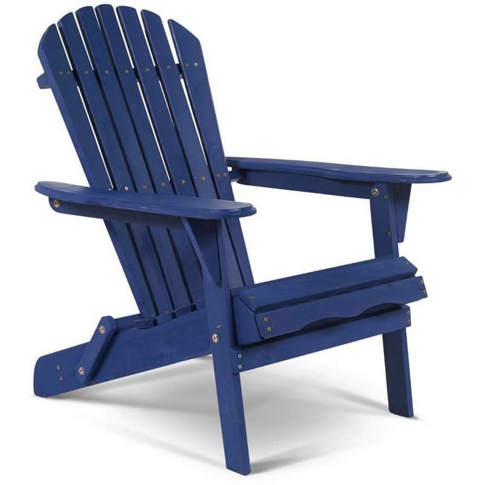 W Unlimited SW1912NVSET3 Adirondack Chair Bristro Set, Navy Blue - Set of 3
