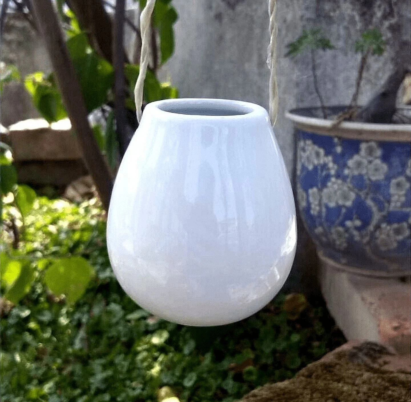 Ceramic Plant Hanging Flower Pots Planter Bulb Vase Home Flower Pots