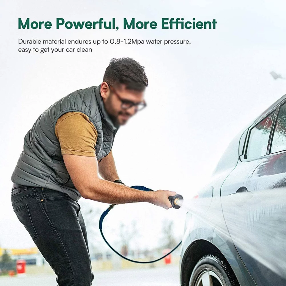 Garden Hose Nozzle Alloy​ Model HN-10AL Fireman Style High Pressure Fit Standard