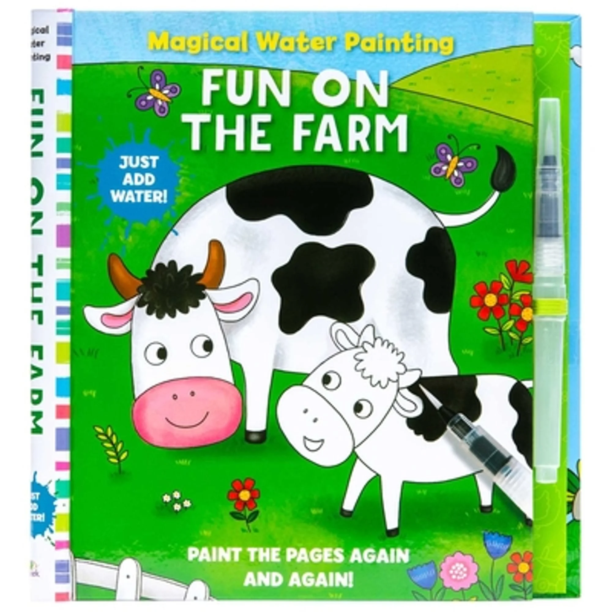 Pre-Owned Magical Water Painting: Fun on the Farm: (Art Activity Book, Books for Family Travel, Kids' Coloring (Paperback) by Insight Kids