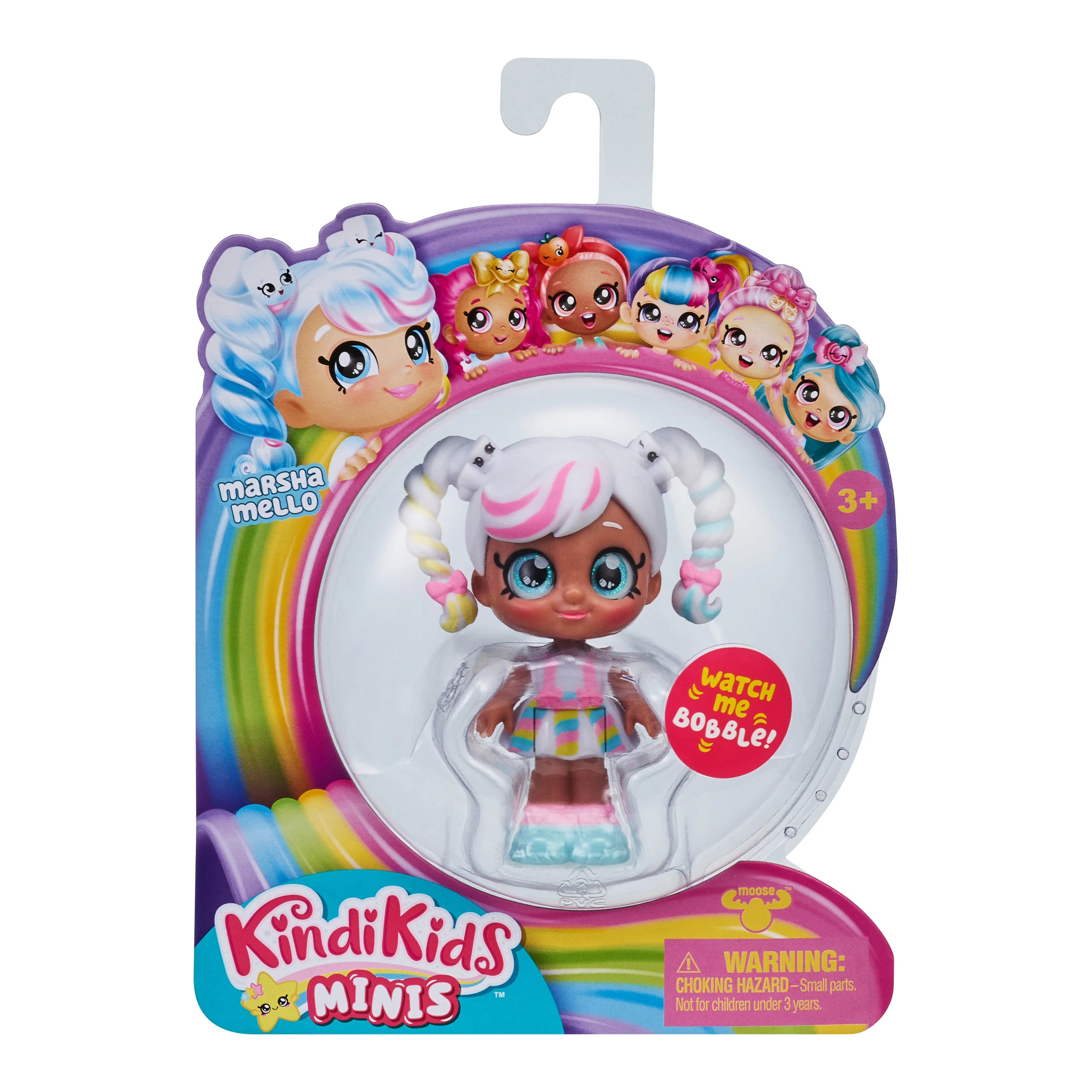 Kindi Kids Minis - Marsha Mello - Posable Bobble Head Figure 1pc