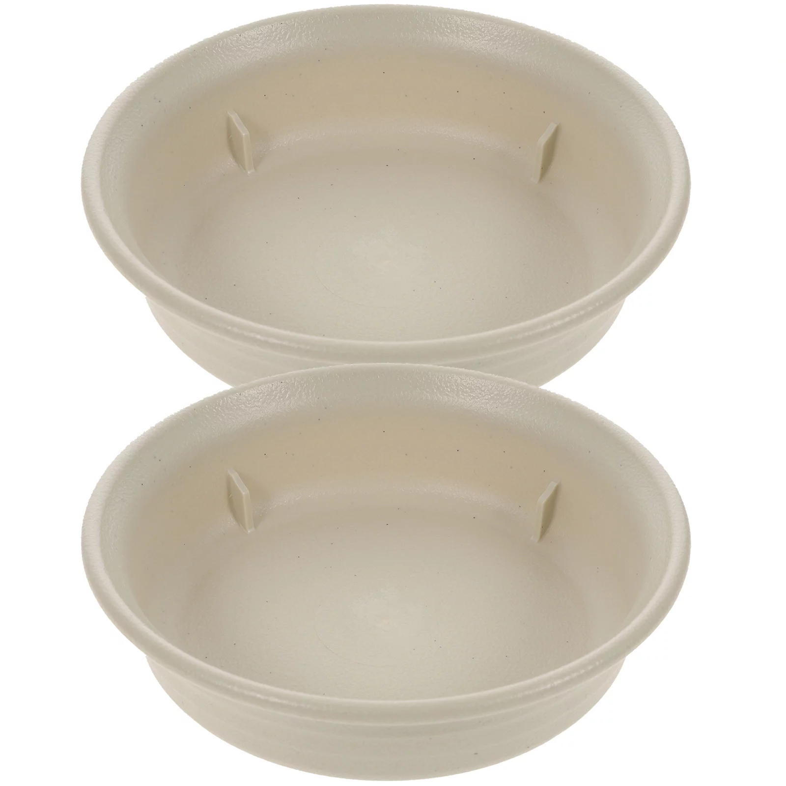 Gongxipen 2pcs Round Plant Saucer Tray Plastic Flower Pot Saucer Pallet Round Flower Pot Base
