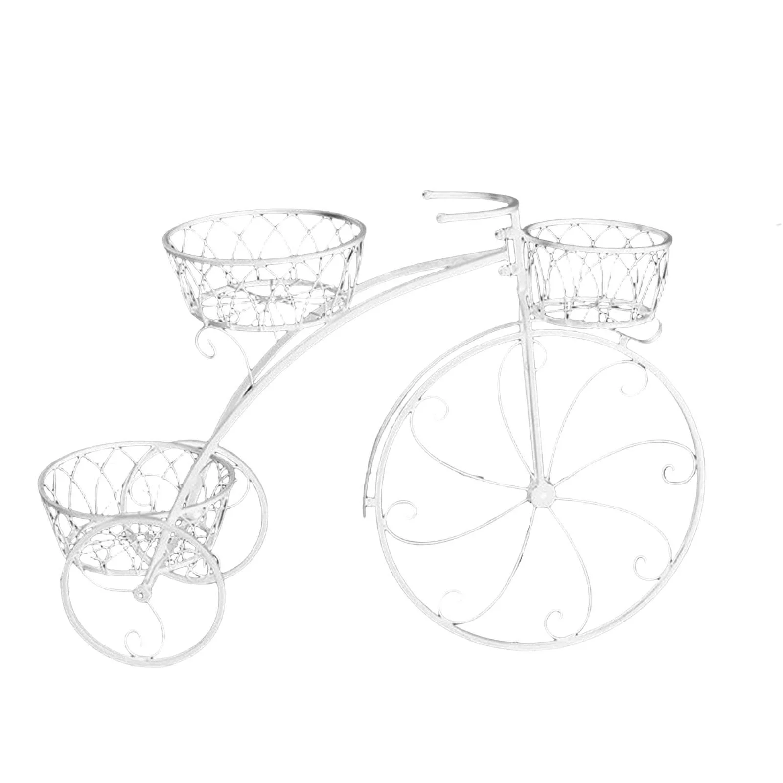 Flower Rack Flower Pot Cart Holder Multipurpose Plant Stand for White