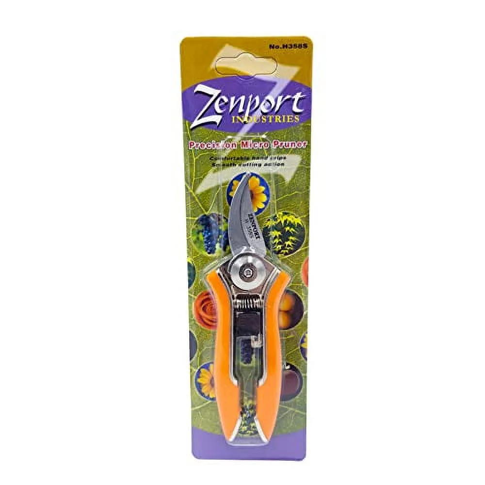 Zenport H358S Micro Trimmer Shear, 1, Orange