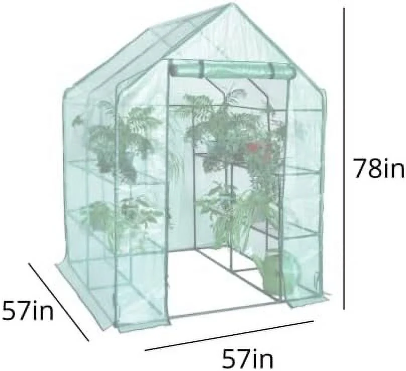 8 Shelf Greenhouse (57