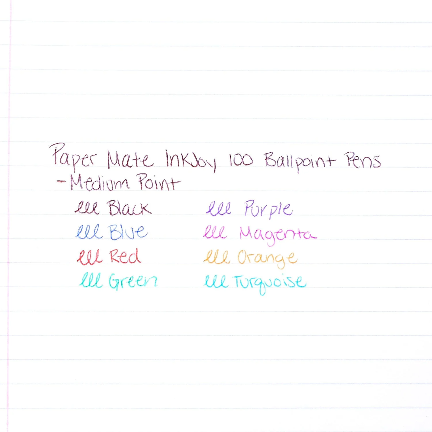 Paper Mate InkJoy 100RT Retractable Ballpoint Pen 1.0 mm Black Ink Dozen 1803472