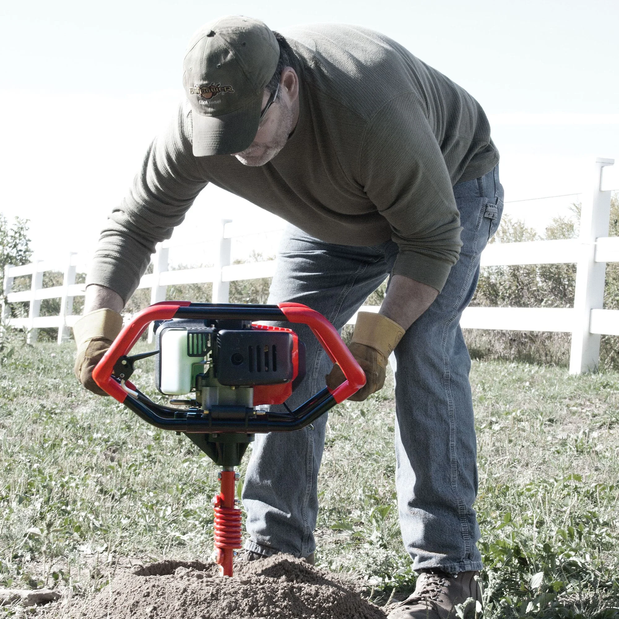 Earthquake Dually™ 1-Man or 2-Man Earth Auger Combo with 10-inch Auger Bit and Fishtail Point, 38899