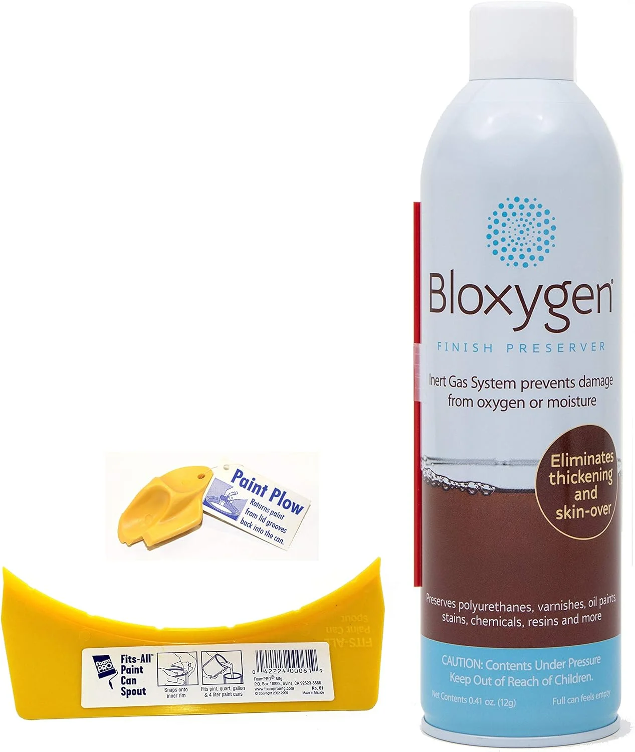 Preserver Kit (Can+plow+spout). Inert Gas Preservation System – Spray, Seal, & Store