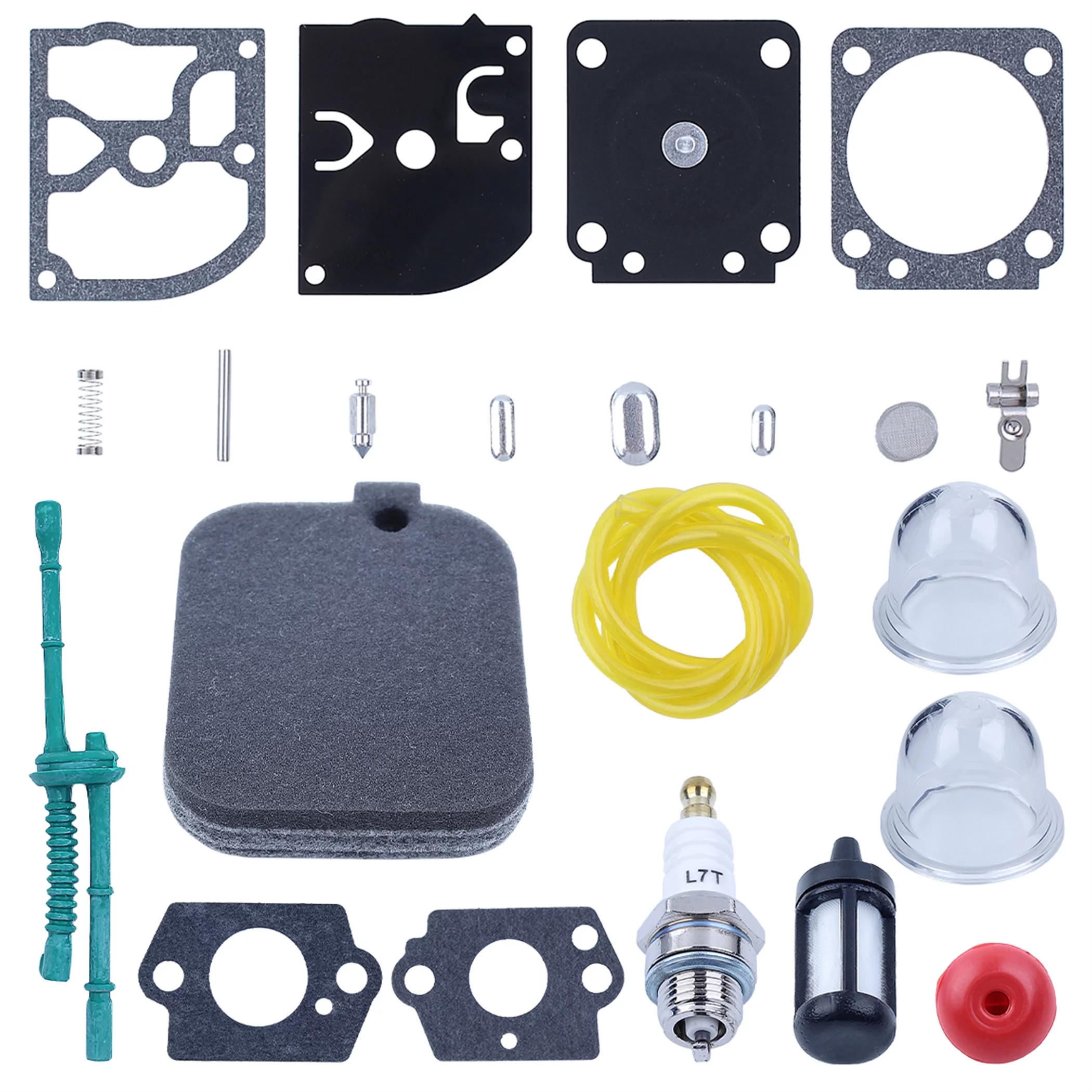 Air Fuel Filter Line Primer Bulb Repair Kit for Stihl BG45 BG46 BG55 BG65 BG85