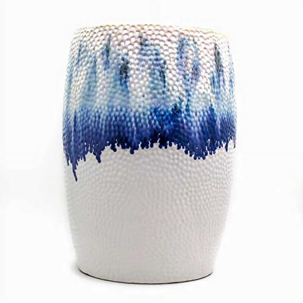 Euro Ceramica Claybarn Fusion Blue/White Stoneware 17
