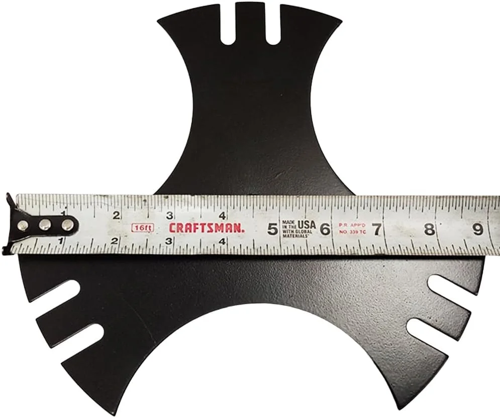 proven part Pack of 10 Edger Blades Three Sided Star 9 in. Center Hole 5/8 in. Replaces 40-009 781-0748 781-0748-0637