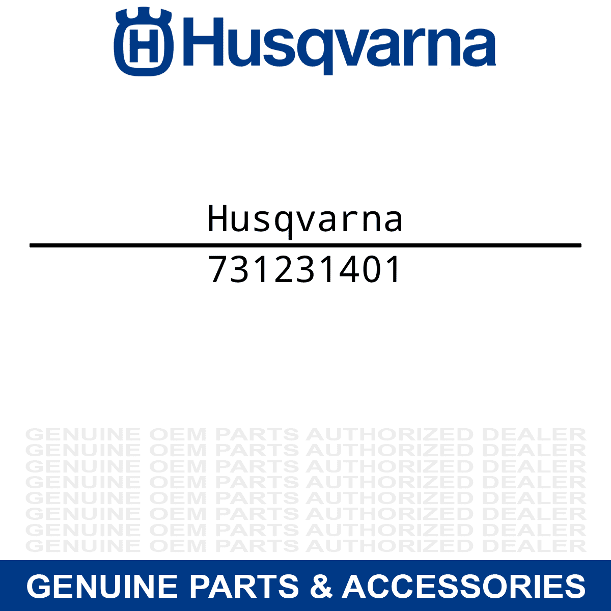 Husqvarna  Genuine OEM Replacement Nut # 731231401