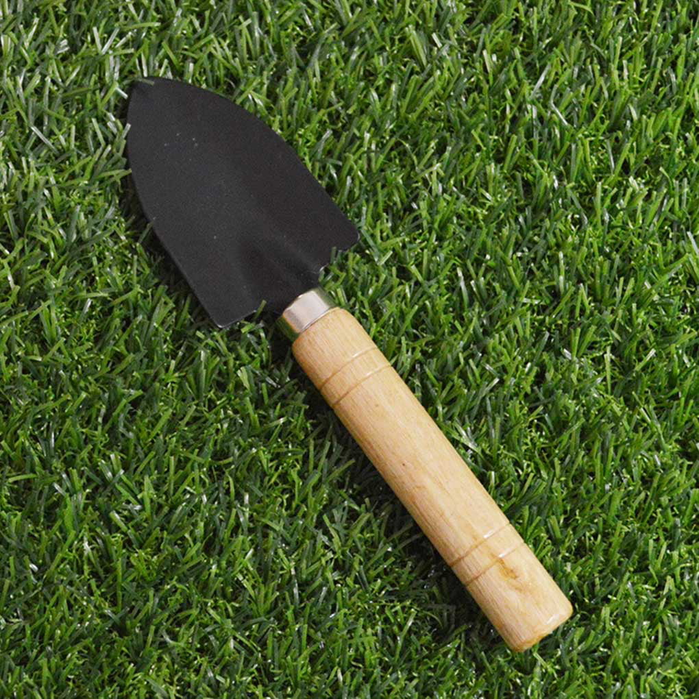 2Pcs/3Pcs Family Gardening Tool Set Flower Plant Shovel Small Rake Hand Kit Tools Wood Handle