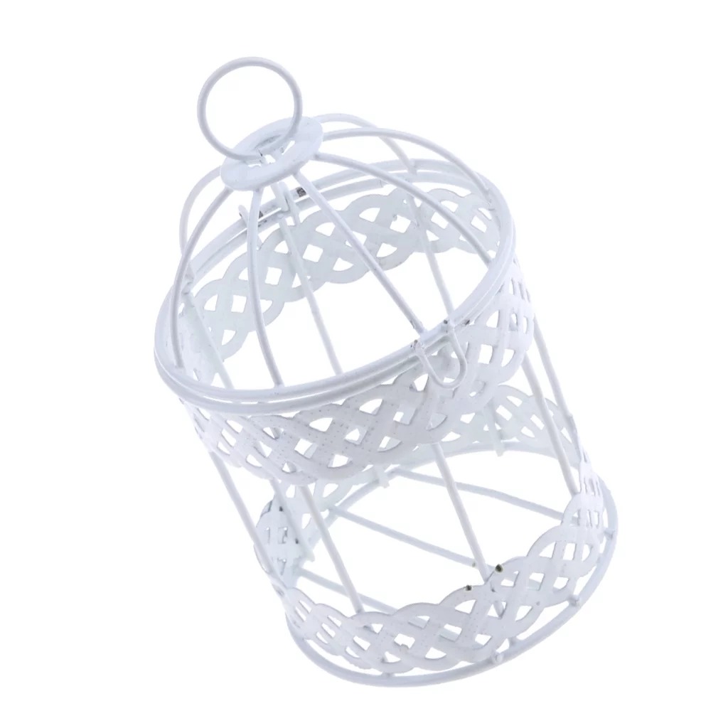 Rustic Iron Succulent Wire Wreath Plant Pot Outdoor Hanging Plants Holder Decoration