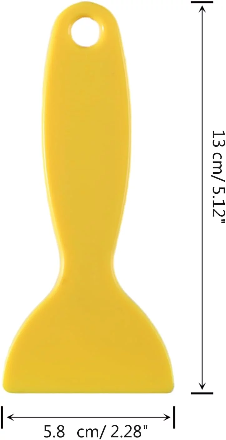 2 Pcs Plastic Scraper Plastic Spatula Paint Scrapers Flexible Scraper Putty Environmentally Friendly Material Putty