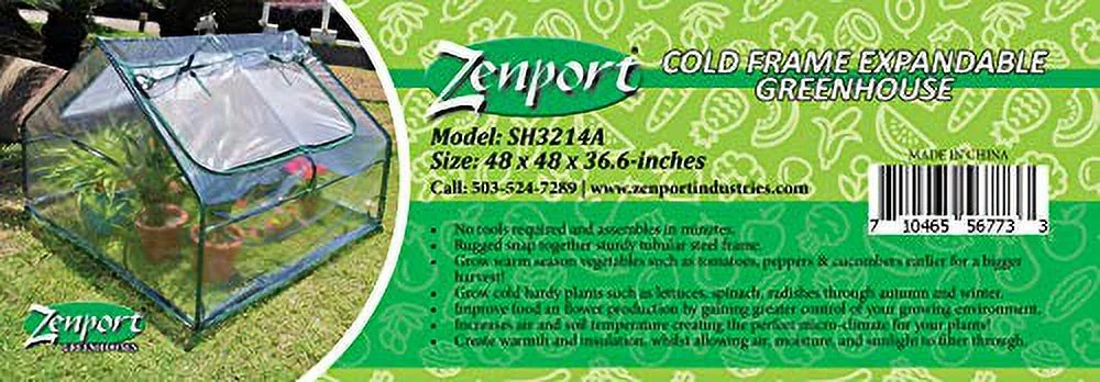 Zenport SH3214A Greenhouse, 4' by 36